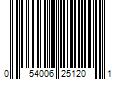 Barcode Image for UPC code 054006251201