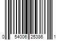 Barcode Image for UPC code 054006253861