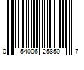 Barcode Image for UPC code 054006258507