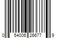 Barcode Image for UPC code 054006266779