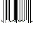 Barcode Image for UPC code 054006360064