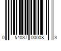 Barcode Image for UPC code 054037000083