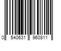 Barcode Image for UPC code 0540631960811