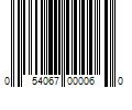 Barcode Image for UPC code 054067000060