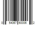 Barcode Image for UPC code 054067600062