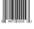 Barcode Image for UPC code 054072000093