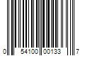 Barcode Image for UPC code 054100001337