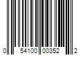 Barcode Image for UPC code 054100003522