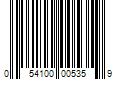 Barcode Image for UPC code 054100005359