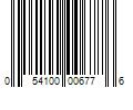 Barcode Image for UPC code 054100006776