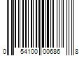 Barcode Image for UPC code 054100006868