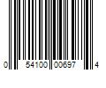 Barcode Image for UPC code 054100006974