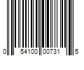 Barcode Image for UPC code 054100007315