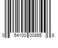 Barcode Image for UPC code 054100008558