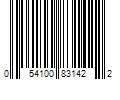 Barcode Image for UPC code 054100831422