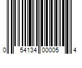 Barcode Image for UPC code 054134000054