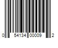 Barcode Image for UPC code 054134000092