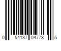 Barcode Image for UPC code 054137047735