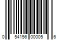 Barcode Image for UPC code 054156000056