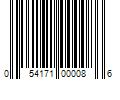 Barcode Image for UPC code 054171000086