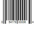 Barcode Image for UPC code 054179000064