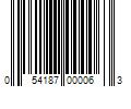 Barcode Image for UPC code 054187000063