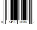 Barcode Image for UPC code 054187000087