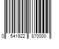 Barcode Image for UPC code 05419228700015