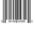 Barcode Image for UPC code 054199043560