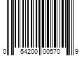 Barcode Image for UPC code 054200005709