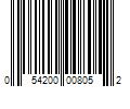 Barcode Image for UPC code 054200008052