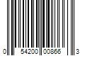 Barcode Image for UPC code 054200008663