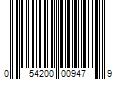 Barcode Image for UPC code 054200009479