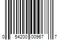 Barcode Image for UPC code 054200009677