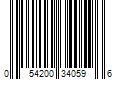 Barcode Image for UPC code 054200340596