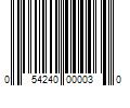 Barcode Image for UPC code 054240000030