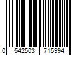 Barcode Image for UPC code 0542503715994