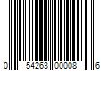 Barcode Image for UPC code 054263000086