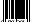 Barcode Image for UPC code 054264000054