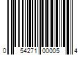 Barcode Image for UPC code 054271000054