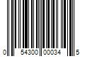 Barcode Image for UPC code 054300000345