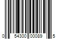 Barcode Image for UPC code 054300000895