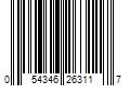 Barcode Image for UPC code 054346263117