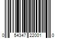 Barcode Image for UPC code 054347220010