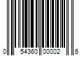 Barcode Image for UPC code 054360000026