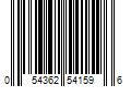 Barcode Image for UPC code 054362541596