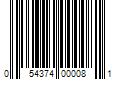 Barcode Image for UPC code 054374000081