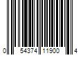 Barcode Image for UPC code 054374119004