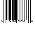 Barcode Image for UPC code 054376000096