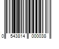 Barcode Image for UPC code 0543814000038